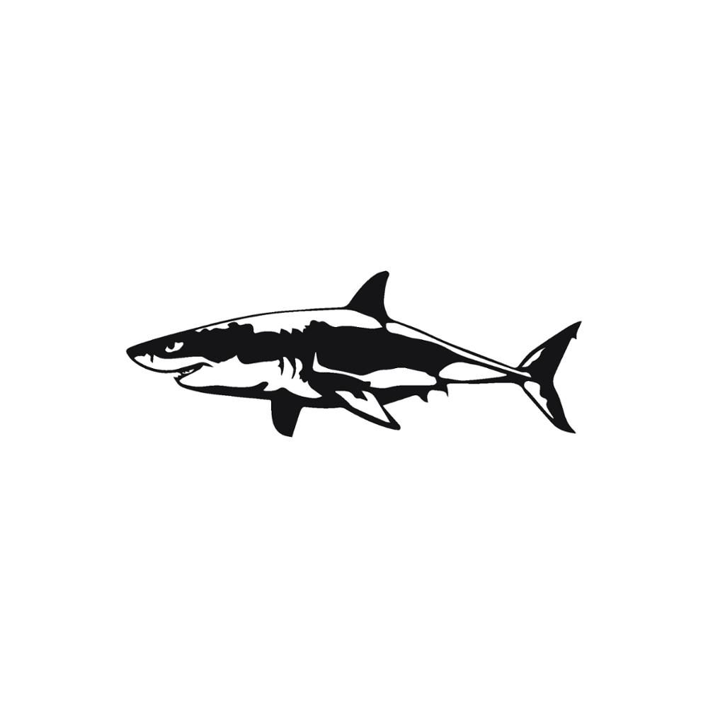 Aquarium Fish Shark - Jpct interessanter toller weißer Hai-Aufkleber für
