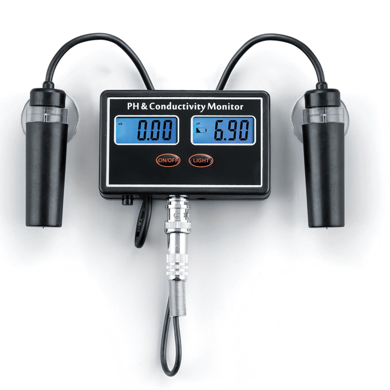 Aquarium Fish In Online - Digitaler Online PH-EC-Monitor 0,01 Leitfähigkeits-Wasserqualitätstester 2-in-1