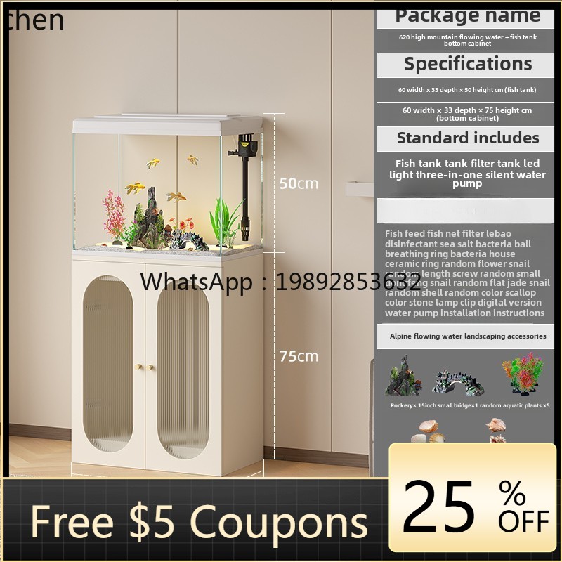 Aquarium Fish Light - YGG neues Luxus-Aquarium für das Wohnzimmer,