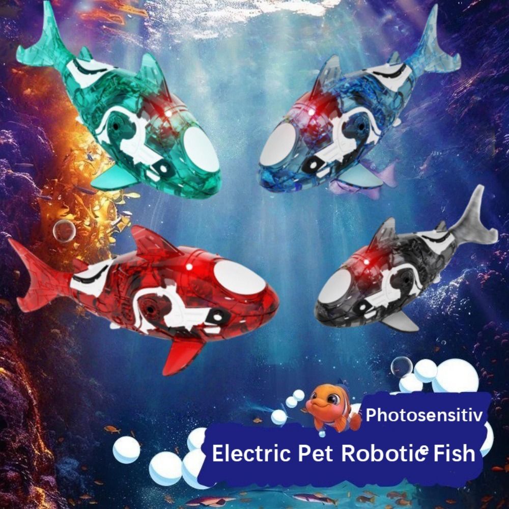 Aquarium Fish Shark - Neuartiger Elektrischer Plastik-Haifisch für Aquarien, Realistisch