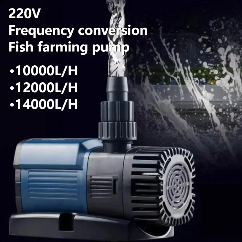 Aquarium Fish Farm - 220V 10000L/H 12000L/H 14000L/H Haushalts-Fischzucht-Frequenzumwandlungs-Tauchpumpe Aquarium-Zirkulationspumpe