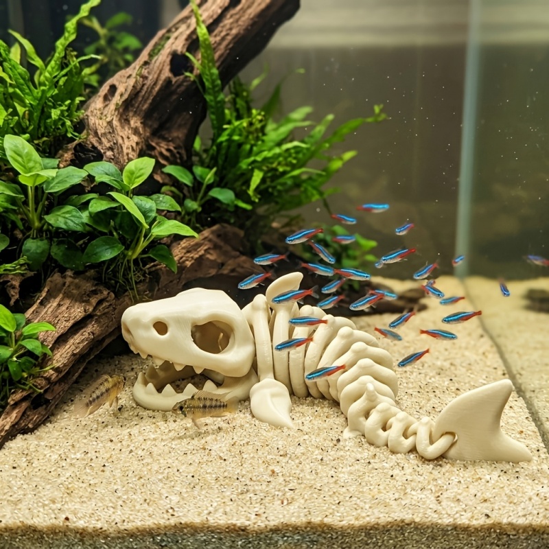 Aquarium Fish Shark - 1 Stück 17cm Aquarium-Dekoration Themen-Ornament Kreatives