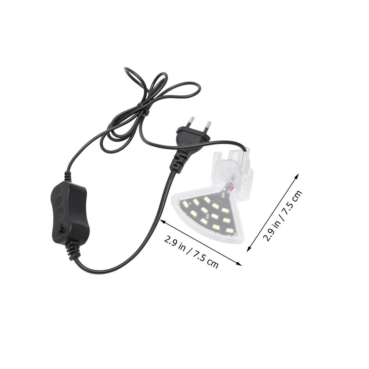 Aquarium Fish Light - 5V USB-betriebene Clip-Aquariumbeleuchtung für Fischbecken, Pflanzen,