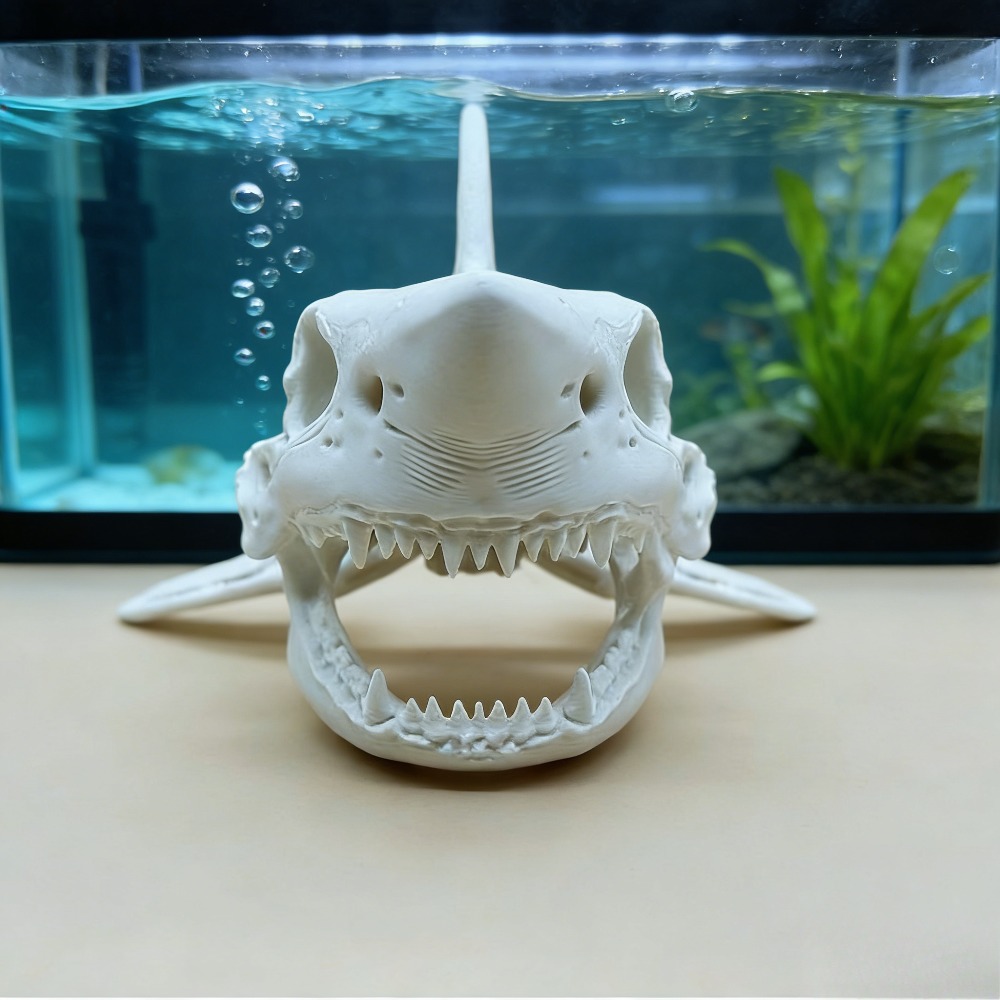 3D-gedruckter Haifischschädel- – Aquarium Fish Shark Bewertung und Preis