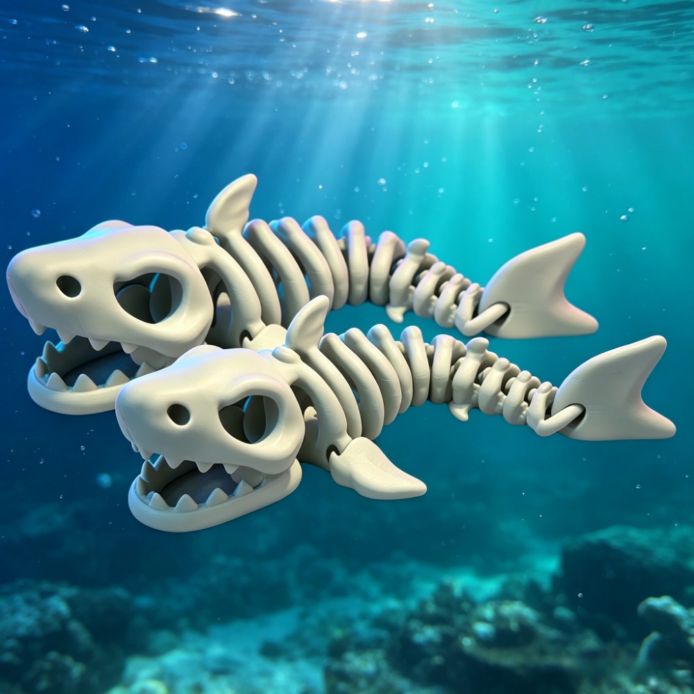 Haifisch-Skelett Aquarium-Deko – Aquarium Fish Shark Bewertung und Preis