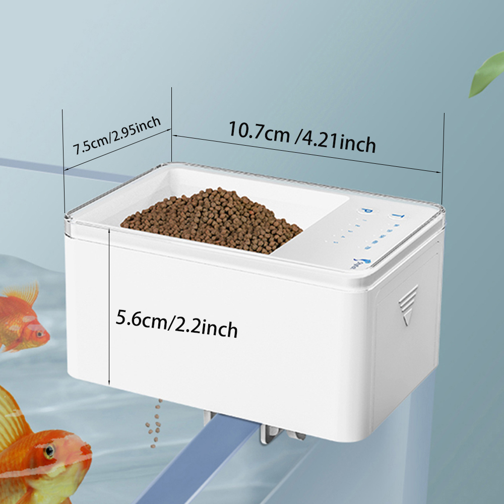 100ML Große Kapazität Fisch Fe – Aquarium Fish Feeder Automatic Bewertung und Preis
