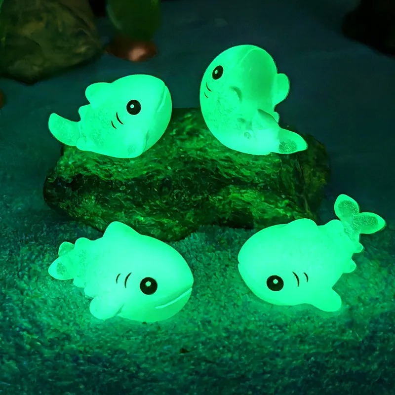 4 Stück leuchtende Hai-Ornamen – Aquarium Fish Shark Bewertung und Preis