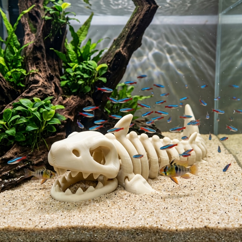 1 Stück 17 cm 3D-Haifischskele – Aquarium Fish Shark Bewertung und Preis