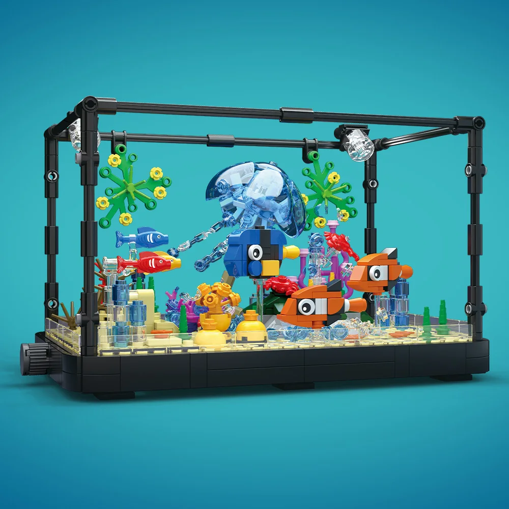 Aquarium-Baustein-Set mit Lich – Aquarium Fish Farm Bewertung und Preis