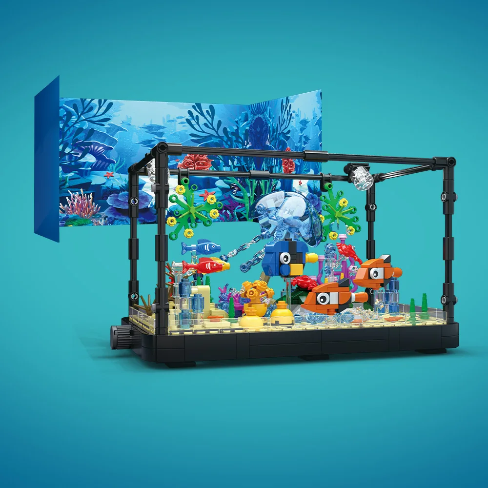 Aquarium-Baustein-Set mit Lich – Aquarium Fish Farm Bewertung und Preis