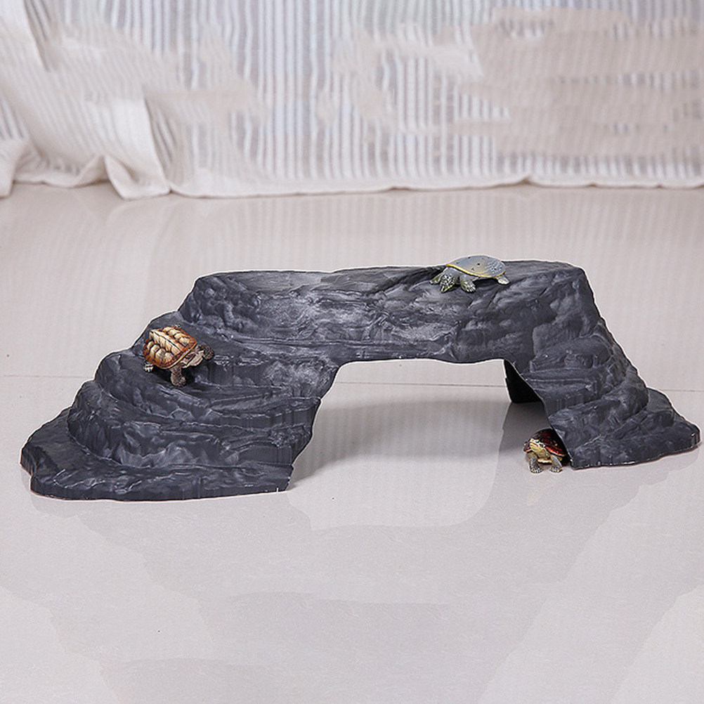 Große Kunststein-Schildkröten- – Aquarium Fish Dragon Bewertung und Preis