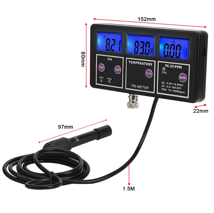 Neues 5-in-1 PH/ORP/TDS/EC/TEM – Aquarium Fish In Online Bewertung und Preis